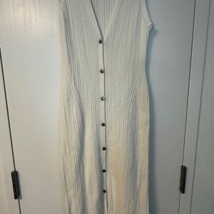 Ramy Brook Cream Sleeveless Maxi Dress
